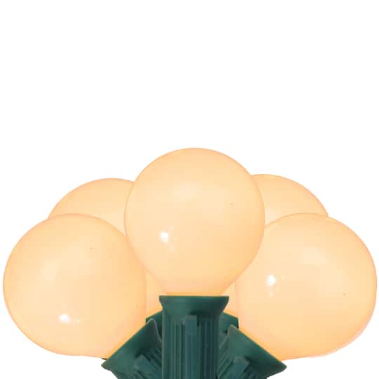 20ct. White Globe Wedding Party Opaque String Lights